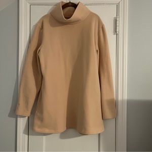 Dudley Stephens Cobble Hill Turtleneck in Vello Fleece - Camel